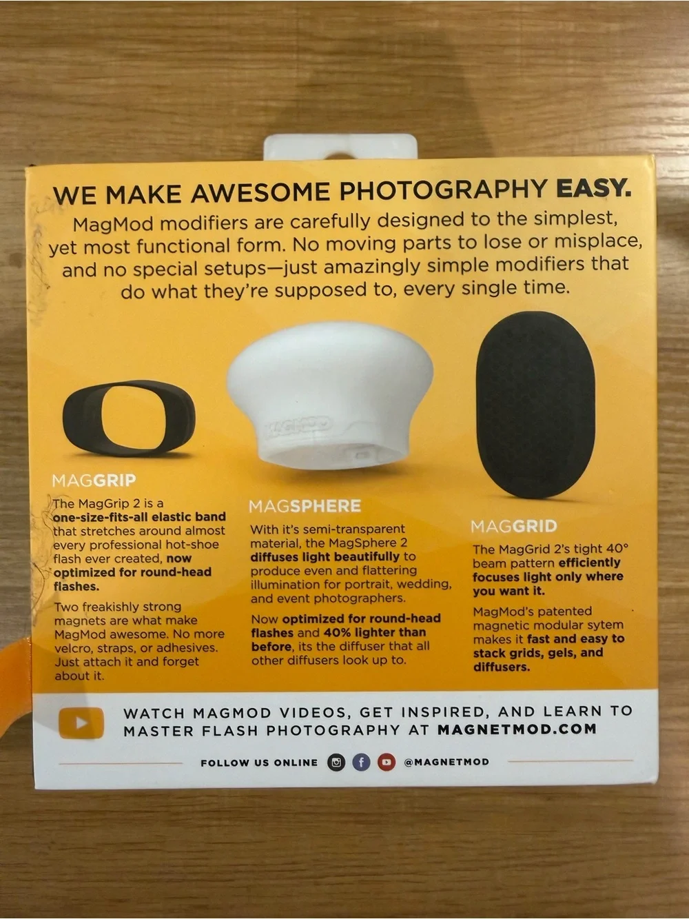 MagMod Starter Flash Kit 2 — White Diffuser with Black Accessories